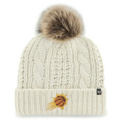 Phoenix Suns '47 Women's Meeko Cuffed Knit Hat with Pom - Cream | 47 brand sale