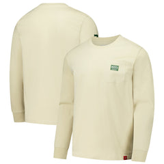 Milwaukee Bucks Sportiqe Unisex Wales Heavyweight Pocket Long Sleeve T-Shirt - Cream discount
