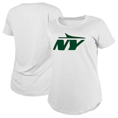 New York Jets New Era Women's NY Logo T-Shirt - White for sale