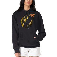 Washington Commanders G-III 4Her by Carl Banks Women's Football Logo Fleece Tri-Blend Pullover Hoodie - Black sale