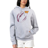 Washington Commanders G-III 4Her by Carl Banks Women's Football Logo Fleece Tri-Blend Pullover Hoodie - Heather Gray sale