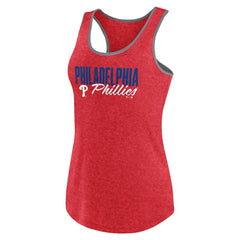 Philadelphia Phillies Profile Women's Plus Size Racerback Tank Top - Red
