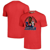 Andre Johnson Houston Texans Homage Caricature Retired Player Tri-Blend T-Shirt - Red cheap