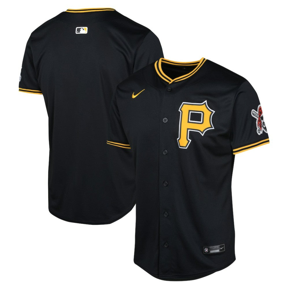 Pittsburgh Pirates Youth Alternate Limited Jersey - Black | Nike