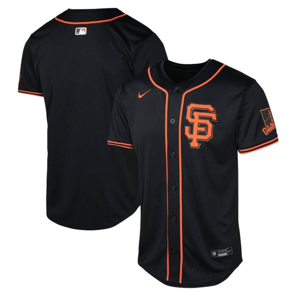 San Francisco Giants Youth Alternate Limited Jersey - Black | Nike