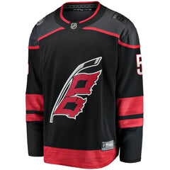 Jalen Chatfield Carolina Hurricanes Fanatics Home Premier Breakaway Player Jersey Black