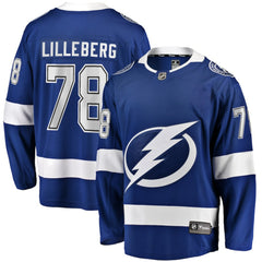 Emil Lilleberg Tampa Bay Lightning Fanatics Home Premier Breakaway Player Jersey Blue