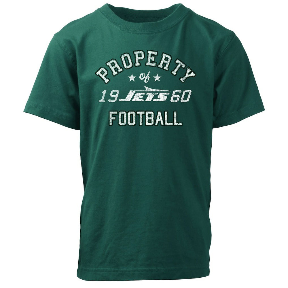 New York Jets Wes & Willy Youth Property Of T-Shirt - Green for sale