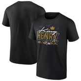 Derrick Henry Baltimore Ravens King Henry's Crown T-Shirt - Black online