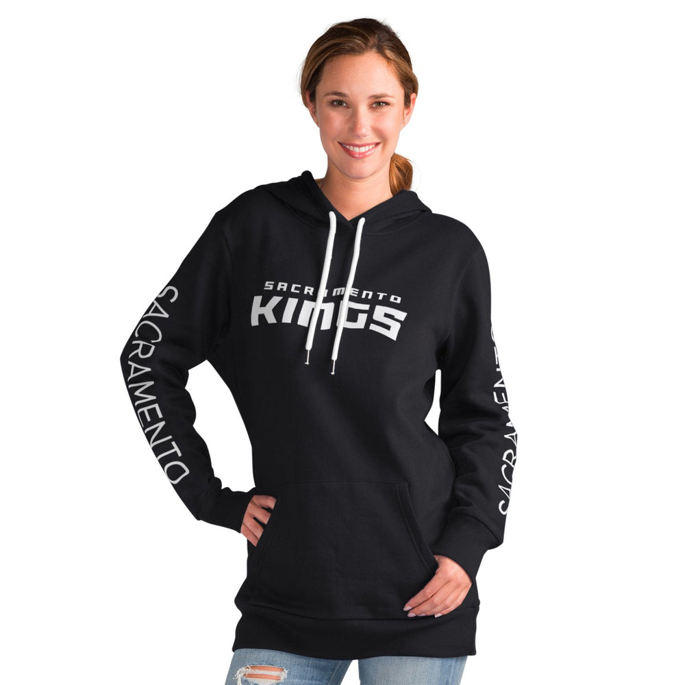 Sacramento Kings G-III 4Her by Carl Banks Women's Base Coach Pullover Hoodie - Black online