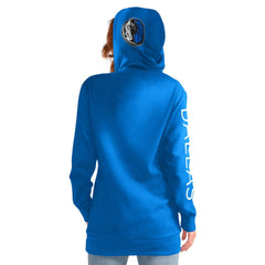 Dallas Mavericks G-III 4Her by Carl Banks Women's Base Coach Pullover Hoodie sale - Blue discount