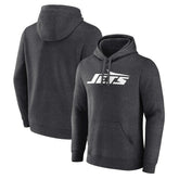 New York Jets Primary Logo Pullover Hoodie - Charcoal outlet