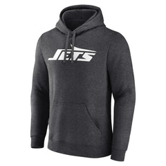 New York Jets Primary Logo Pullover Hoodie - Charcoal outlet