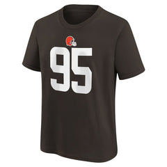 Myles Garrett Cleveland Browns Youth Player Name & Number T-Shirt - Brown | Nike online