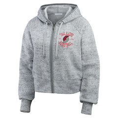 Portland Trail Blazers WEAR by Erin Andrews Women's Speckled Radiator Full-Zip Hoodie - Heather Gray online