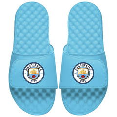 Manchester City ISlide Unisex Primary Logo Slide Sandals - Sky Blue cheap