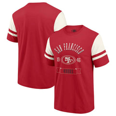 San Francisco 49ers Darius Rucker Collection Football T-Shirt - Scarlet outlet