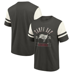 Tampa Bay Buccaneers Darius Rucker Collection Football T-Shirt - Pewter on sale