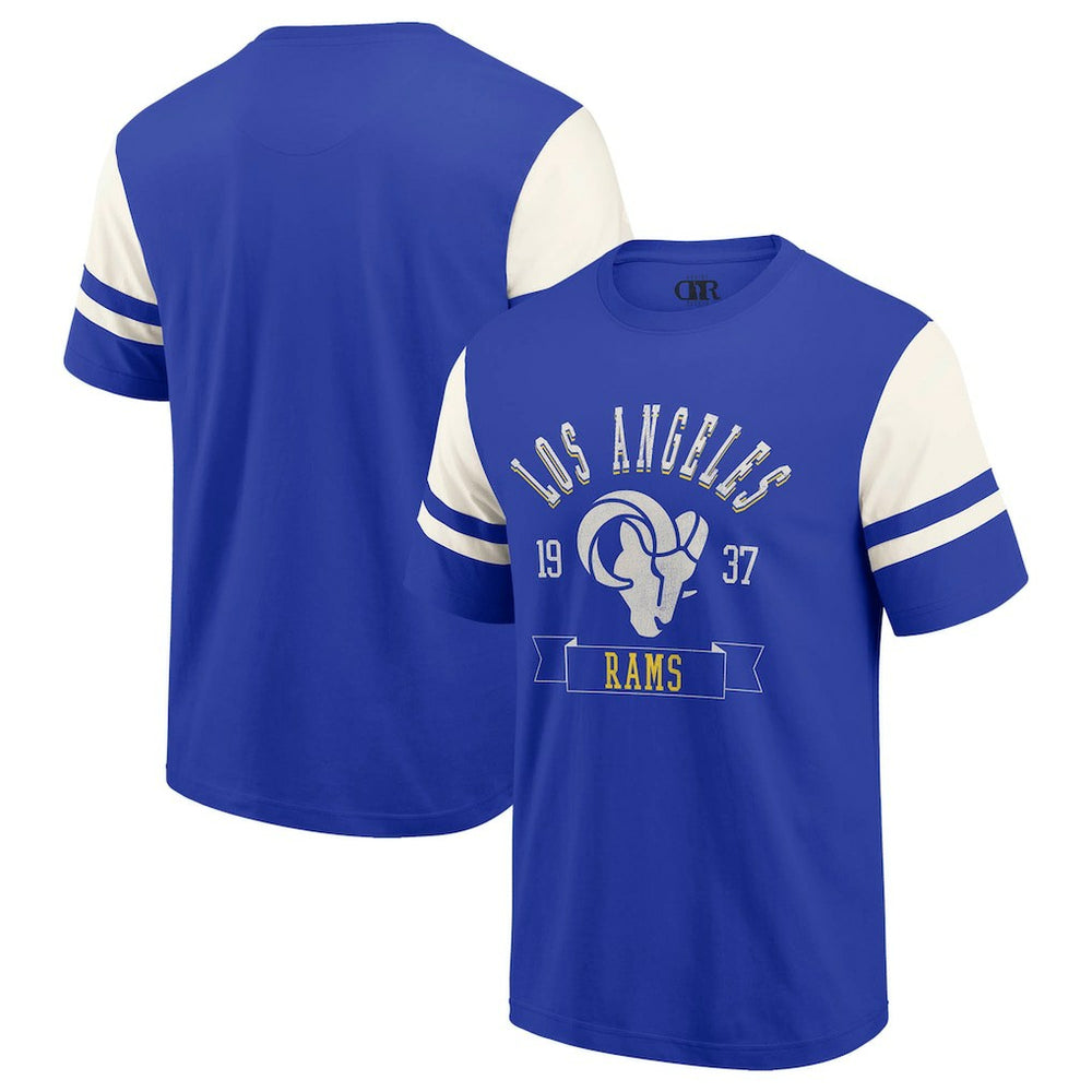 Los Angeles Rams Darius Rucker Collection Football T-Shirt - Royal online
