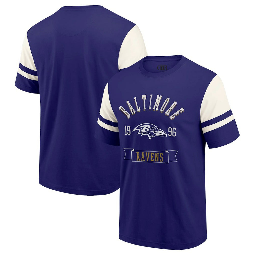 Baltimore Ravens Darius Rucker Collection Football T-Shirt - Purple cheap