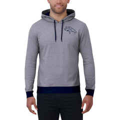 Denver Broncos Darius Rucker Collection Tonal Knit Pullover Hoodie - Navy sale