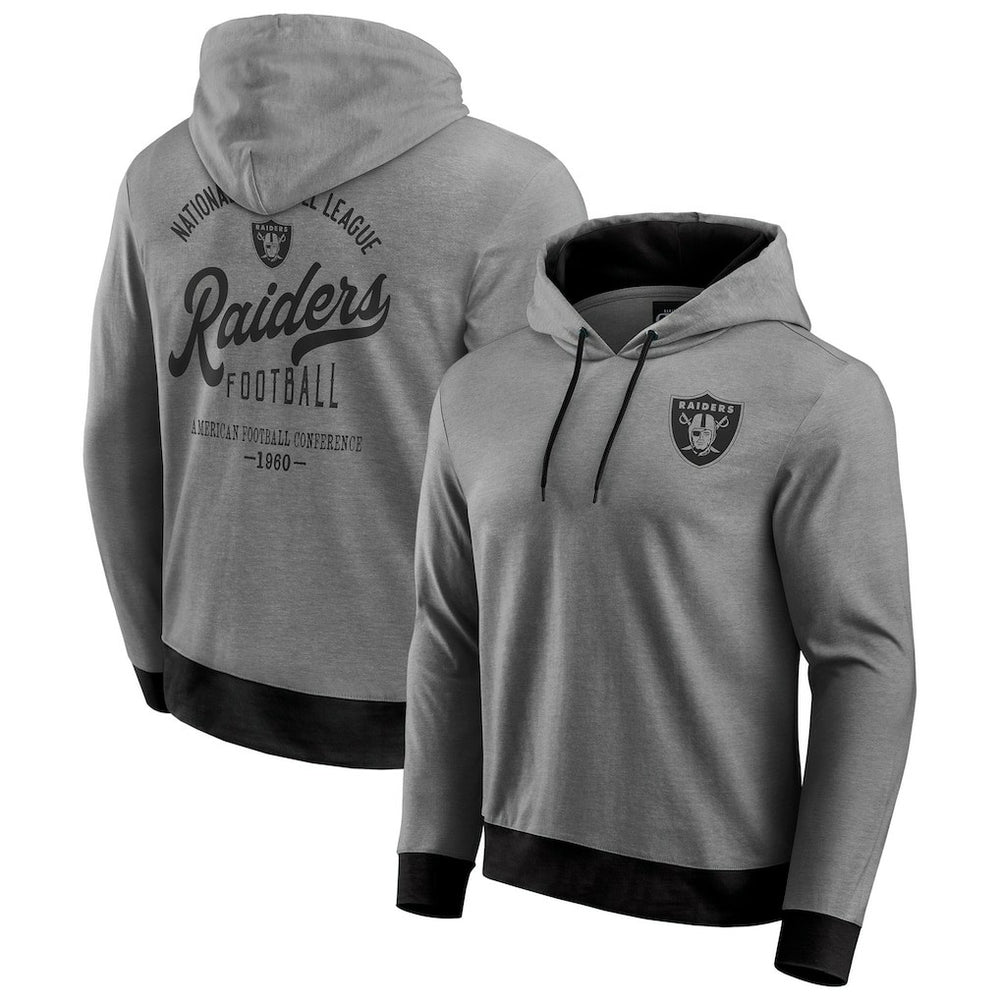 Las Vegas Raiders Darius Rucker Collection Tonal Knit Pullover Hoodie - Black outlet