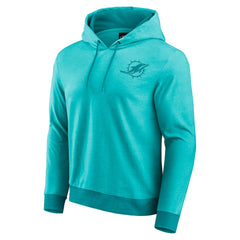 Miami Dolphins Darius Rucker Collection Tonal Knit Pullover Hoodie - Aqua outlet