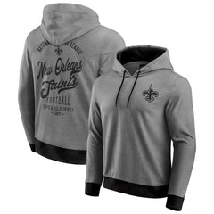 New Orleans Saints Darius Rucker Collection Tonal Knit Pullover Hoodie - Black cheap