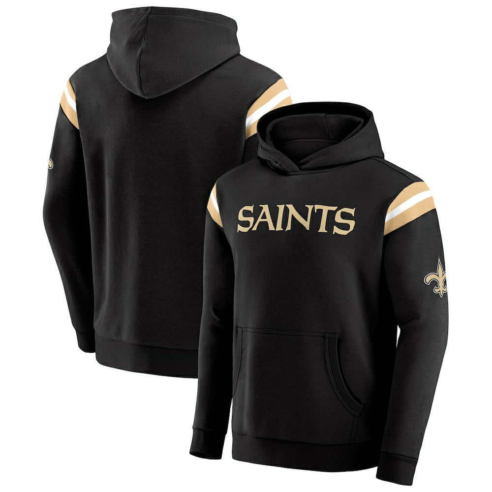 New Orleans Saints Darius Rucker Collection Football Washed Pullover Hoodie - Black sale