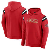 San Francisco 49ers Darius Rucker Collection Football Washed Pullover Hoodie - Scarlet sale