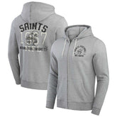 New Orleans Saints Darius Rucker Collection Vintage Stripe Full-Zip Hoodie - Heather Gray outlet