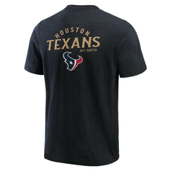 Houston Texans Darius Rucker Collection Washed Henley T-Shirt - Black for sale