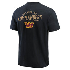 Washington Commanders Darius Rucker Collection Washed Henley T-Shirt - Black outlet
