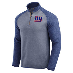 New York Giants Darius Rucker Collection Tonal Quarter-Zip Jacket - Blue sale