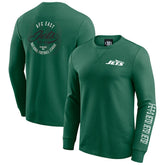New York Jets Darius Rucker Collection Washed Waffle-Knit Long Sleeve T-Shirt - Green on sale