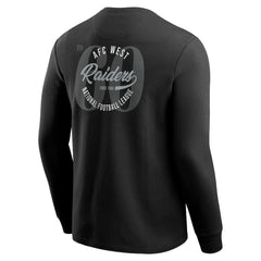Las Vegas Raiders Darius Rucker Collection Washed Waffle-Knit Long Sleeve T-Shirt - Black online