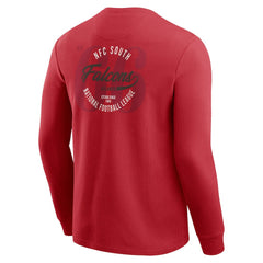 Atlanta Falcons Darius Rucker Collection Washed Waffle-Knit Long Sleeve T-Shirt - Red on sale