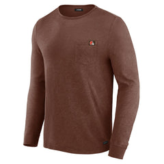 Cleveland Browns J. Palmer In-The-Pocket Long Sleeve T-Shirt - Tan discount