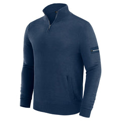 Seattle Seahawks J. Palmer Franchise Quarter-Zip Sweater - Navy sale