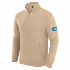 Detroit Lions J. Palmer Franchise Quarter-Zip Sweater - Tan for sale