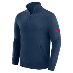 Buffalo Bills J. Palmer Franchise Quarter-Zip Sweater - Navy cheap