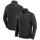 Baltimore Ravens J. Palmer Franchise Quarter-Zip Sweater - Black on sale