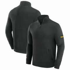 Green Bay Packers J. Palmer Franchise Quarter-Zip Sweater - Black sale