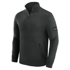 New Orleans Saints J. Palmer Franchise Quarter-Zip Sweater - Black discount