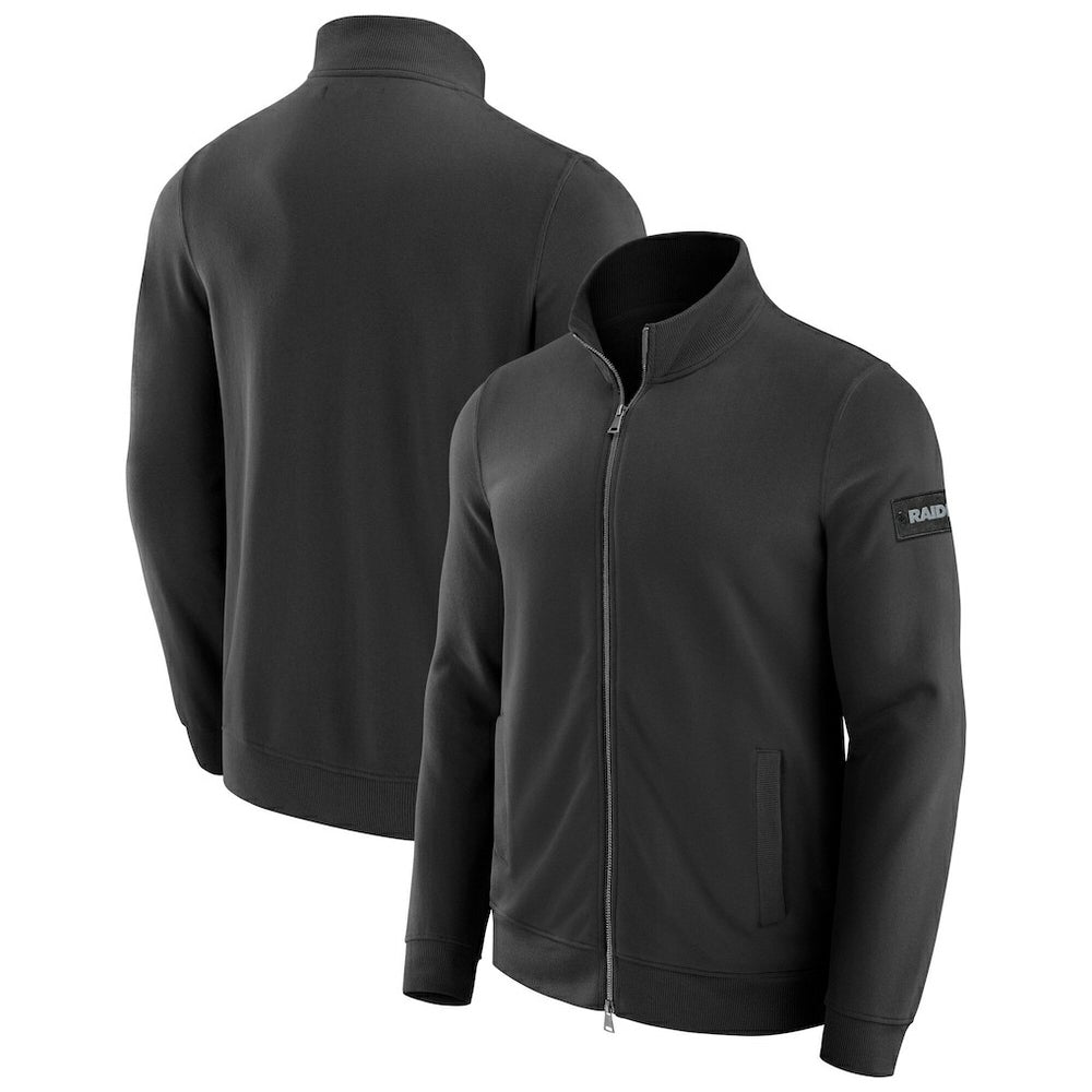 Las Vegas Raiders J. Palmer QB1 Full-Zip Sweatshirt - Black on sale