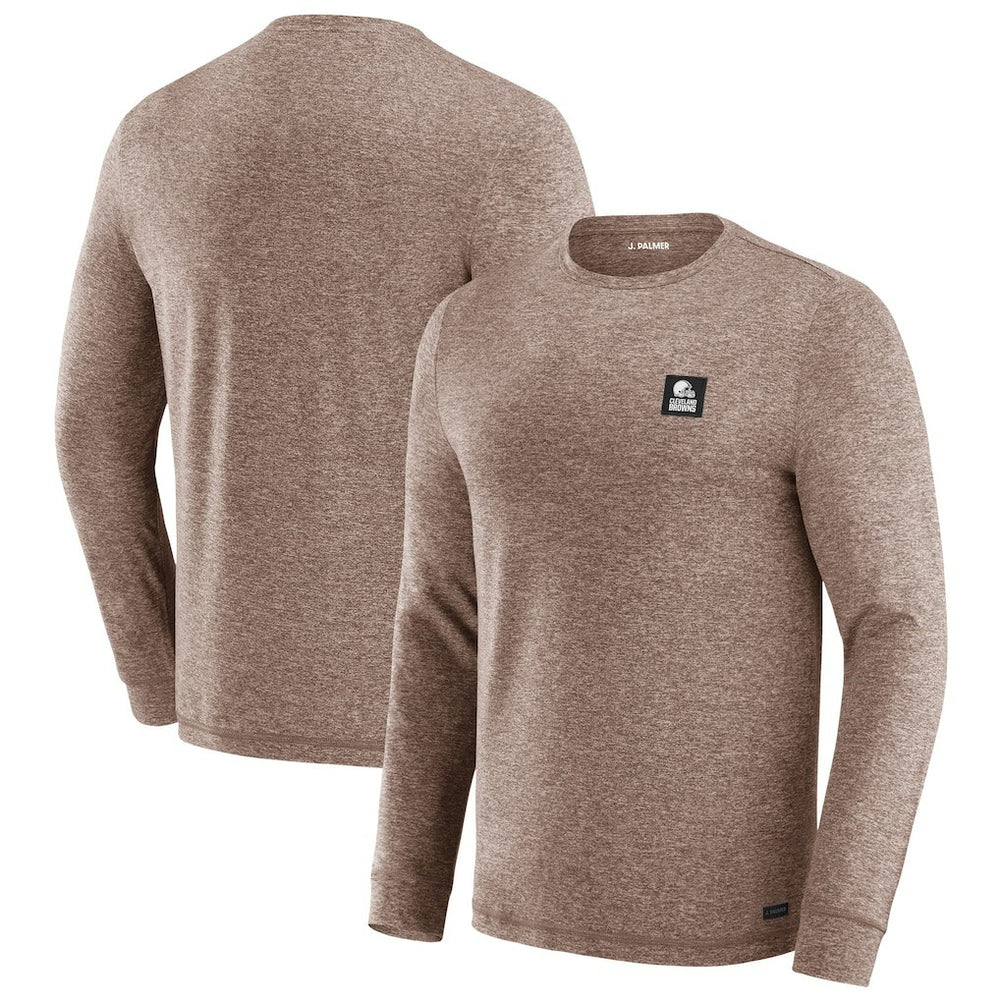 Cleveland Browns J. Palmer Four Down Long Sleeve T-Shirt - Brown discount