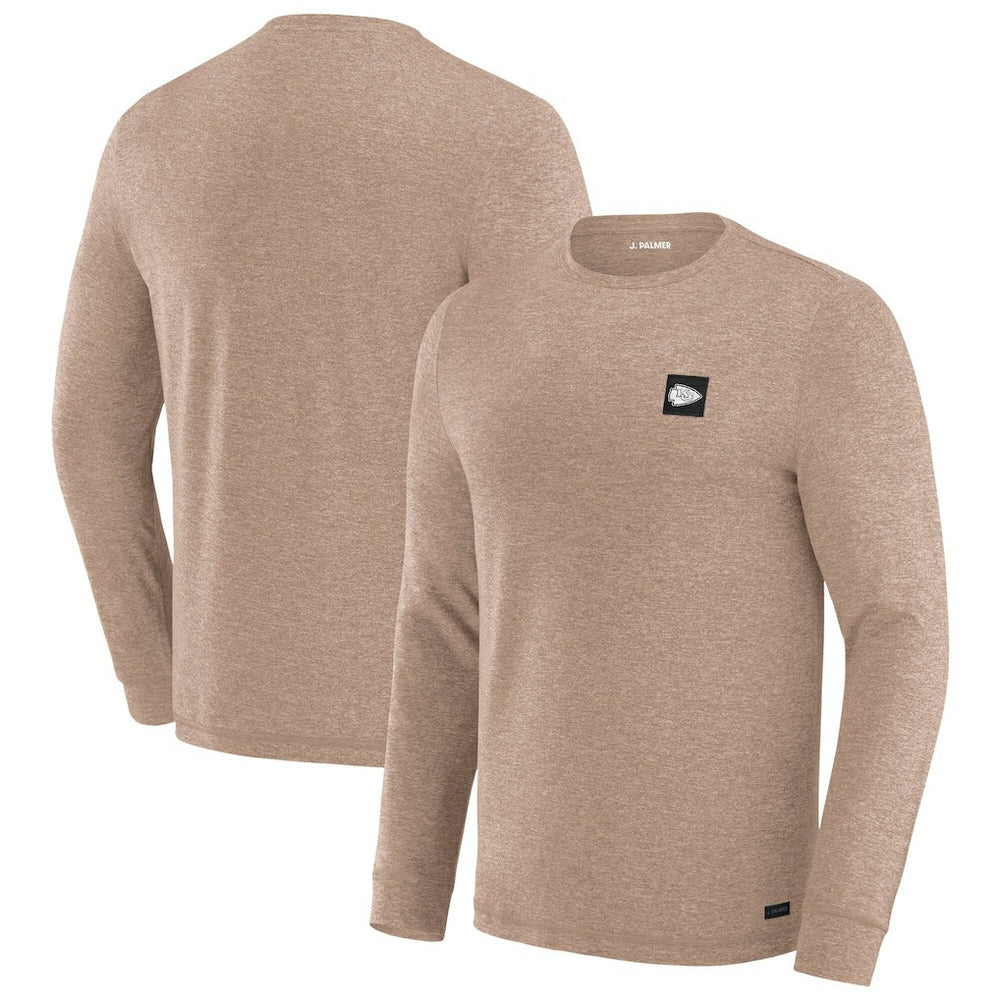 Kansas City Chiefs J. Palmer Four Down Long Sleeve T-Shirt - Tan on sale