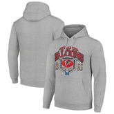Atlanta Falcons Starter 80s Retro Pullover Hoodie - Heather Gray discount