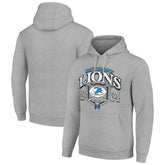 Detroit Lions Starter 80s Retro Pullover Hoodie - Heather Gray for sale