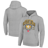 Pittsburgh Steelers Starter 80s Retro Pullover Hoodie - Heather Gray on sale